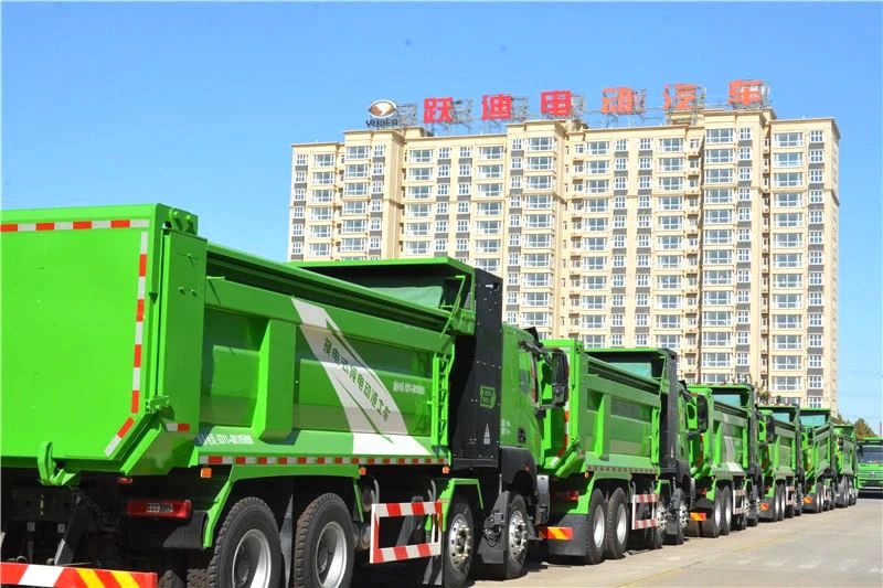 助力城市綠色運輸清運發(fā)展丨躍迪新能源渣土自卸車